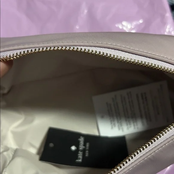 kate spade Light Gray Cosmetic Bag nwt - Picture 4 of 4
